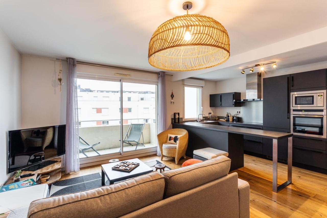 Апартаменты Le Vilona - T3 Moderne Avec Parking Prive Ренн Экстерьер фото
